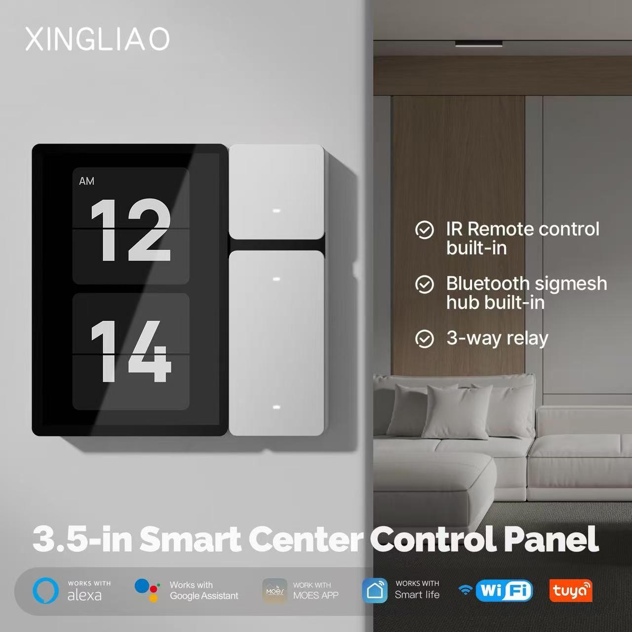 4-Inch Tuya Smart Control Panel Mini (TPP06) – All-in-One Smart Home Hub