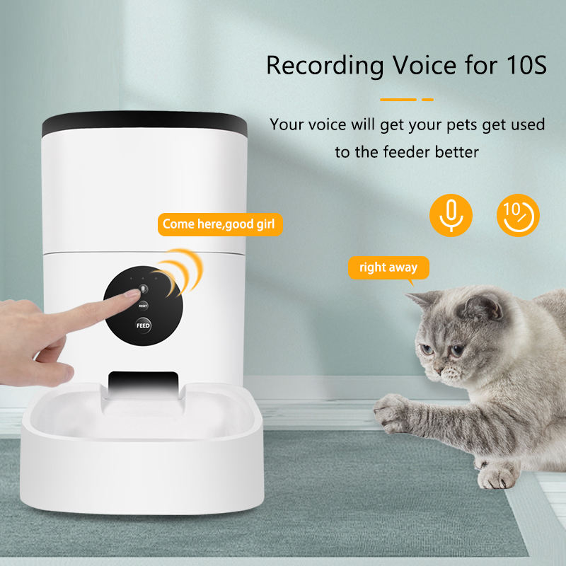 Automatic pet feeder with camera and app control - Tuya Smart WiFi pet feeder