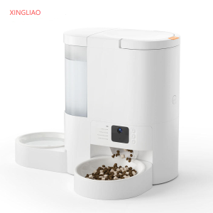 Dual Bowl Smart Pet Feeder – 4L Food & 3L Water Automatic Dispenser