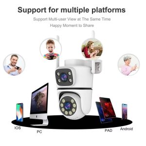 multi platform security camera remote access iOS Android web browser live monitoring anywhere