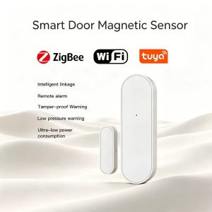 Tuya Zigbee smart door magnetic sensor for home security system