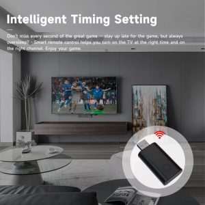 Tuya WiFi IR remote controller with intelligent timing setting for scheduled home appliance control
