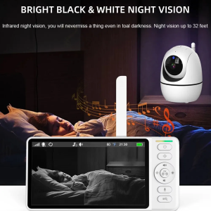 Black and white night vision up to 32 feet